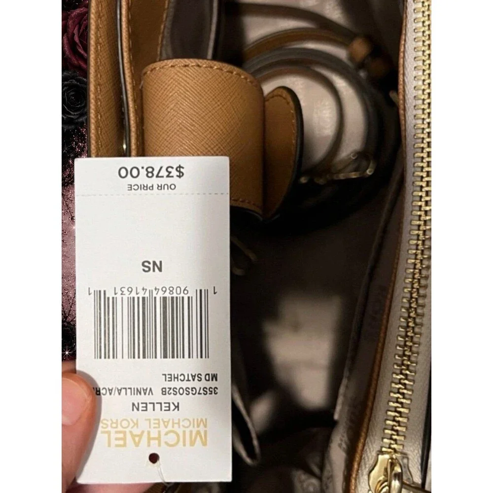 New Nwt Michael Kors Kellen Satchel Crossbody Tote Bag Purse